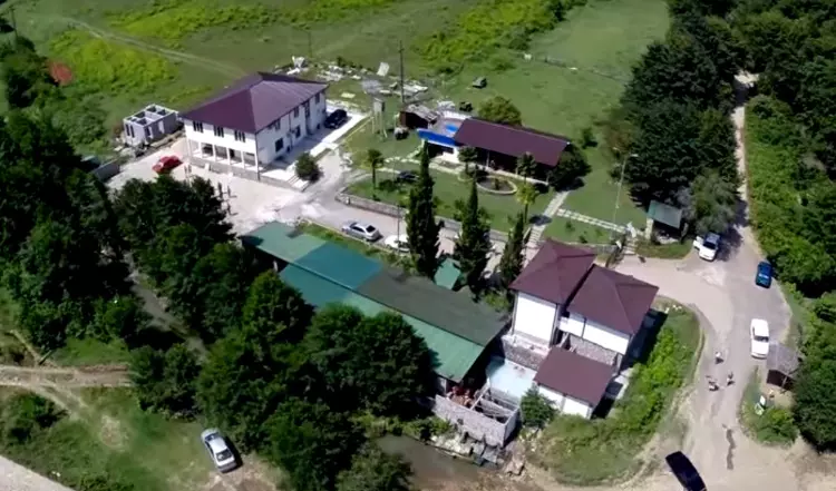 Сероводородный источник в селе Приморское