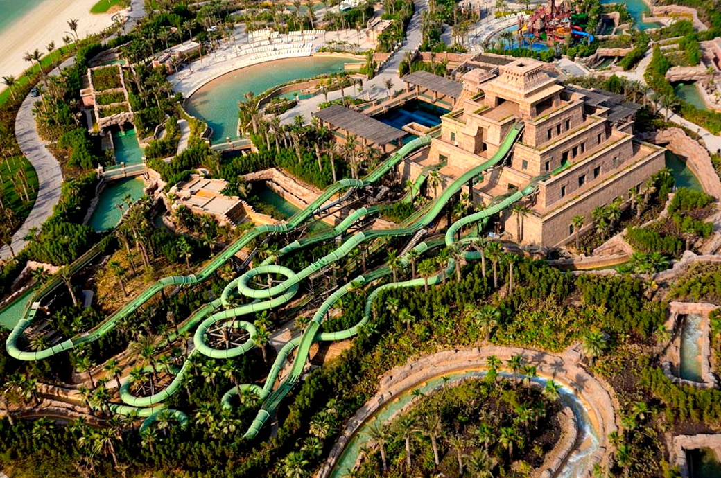 Аквапарк в отеле Atlantis the Palm "Aquaventure" Дубай